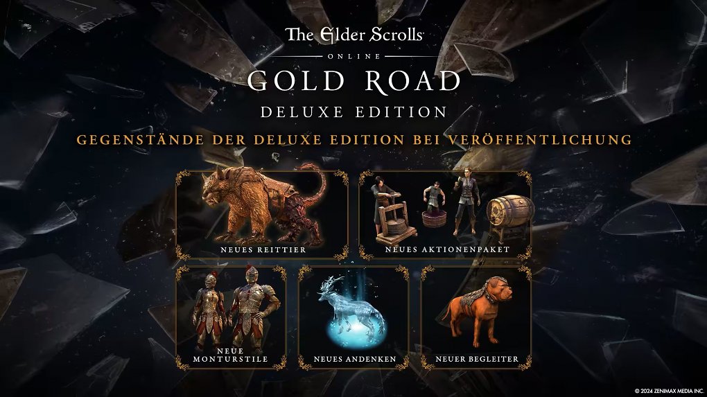 ESO: Die Vorteile der Deluxe-Versionen von Gold Road.