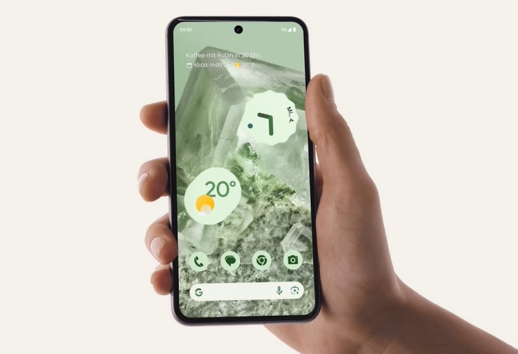 Das Smartphone "Pixel 8" von Google