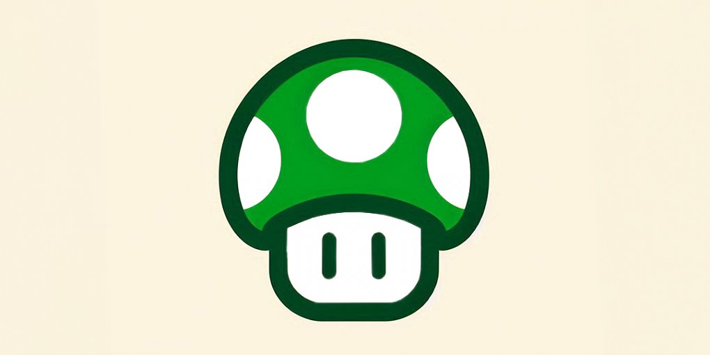 Der 1-Up-Pilz