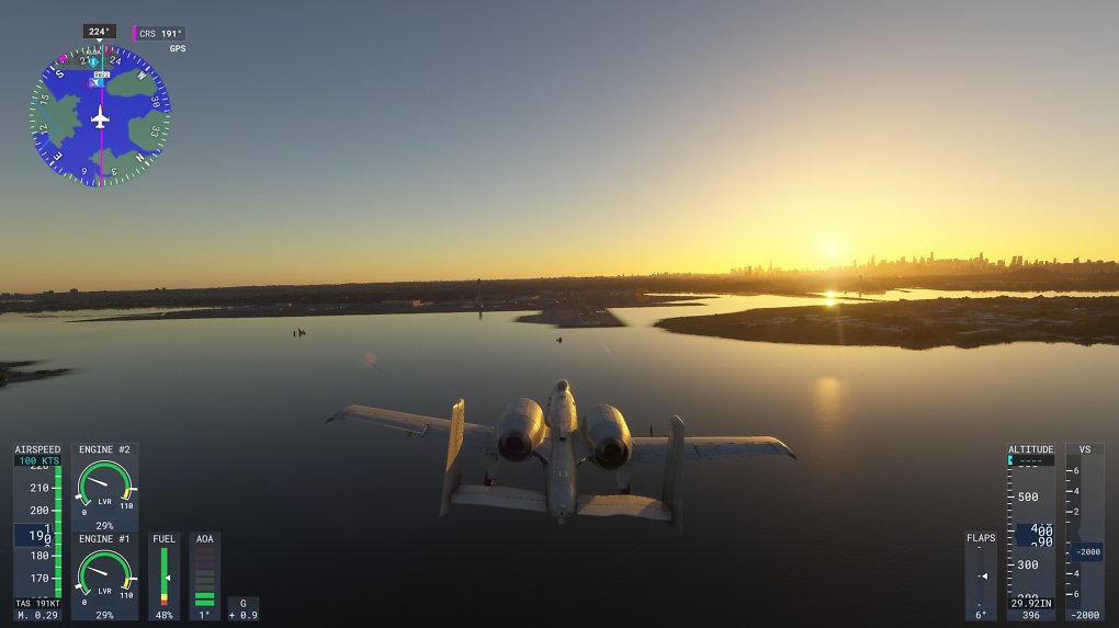 Microsoft Flight Simulator 2024 - AC-10 im Anflug auf LaGuardia