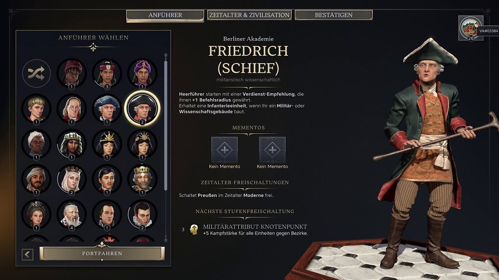 Die Auswahl an Anführern und Völkern ist bei Civ 7 ohne DLCs so groß wie bei keinem Teil davor zum Release gewesen. Inzwischen sind zahlreiche weitere dazugekommen - größtenteils aber kostenpflichtig.