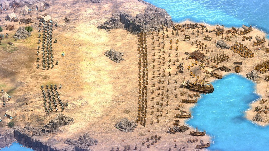 Eine große Schlacht in Age of Empires 2: Chronicles - Battle for Greece.