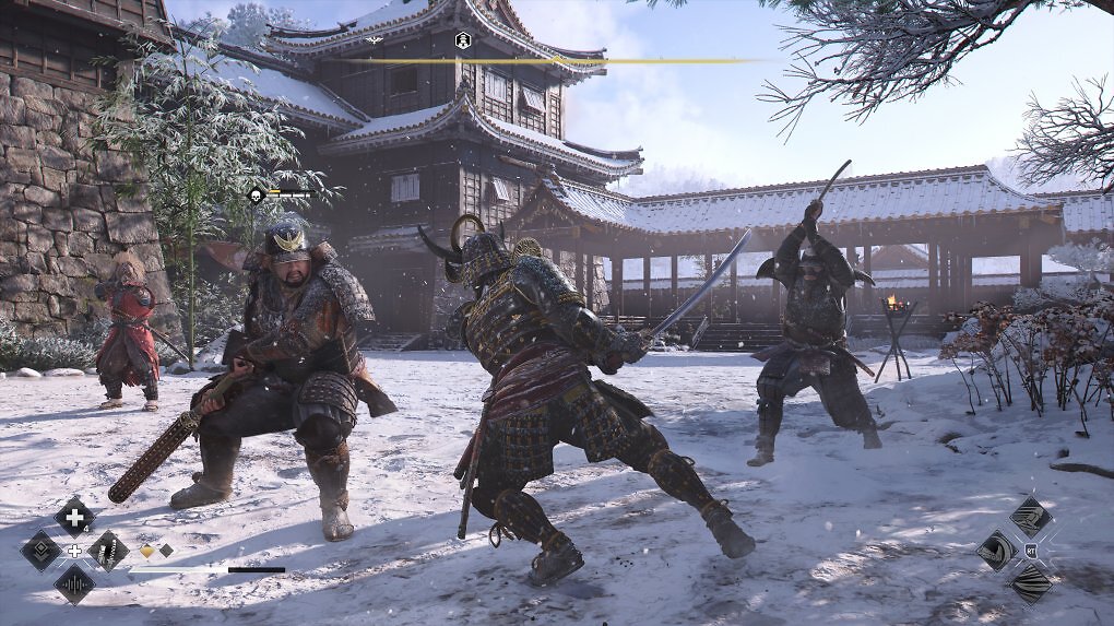 Yasuke ist der Mann fürs Grobe. Er glänzt vor allem, wenn wir uns direkt in den Kampf mit unseren Gegnern stürzen.