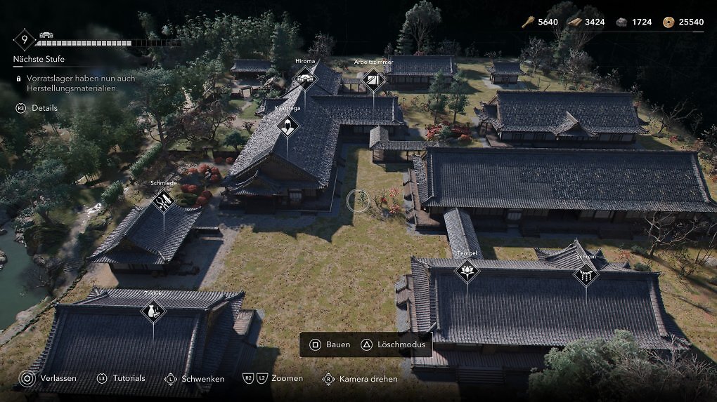 Das Versteck in Assassin's Creed Shadows