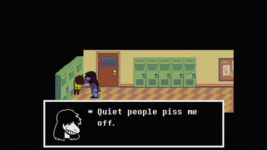 Susie bedroht Kris in der Schule.