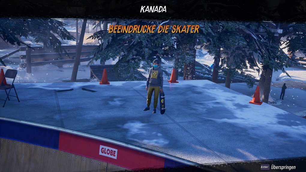 Beeindrucke die Skater