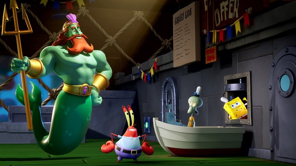 König Neptun bekommt in der Krossen krabbe eine Extrabehandlung.