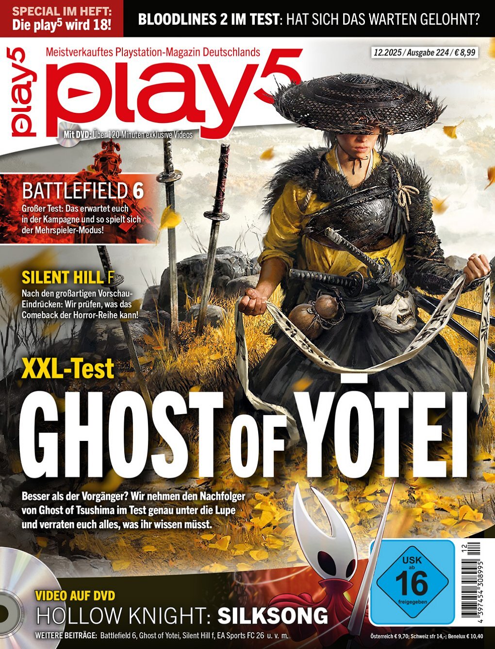 Das Cover der play5 12/25