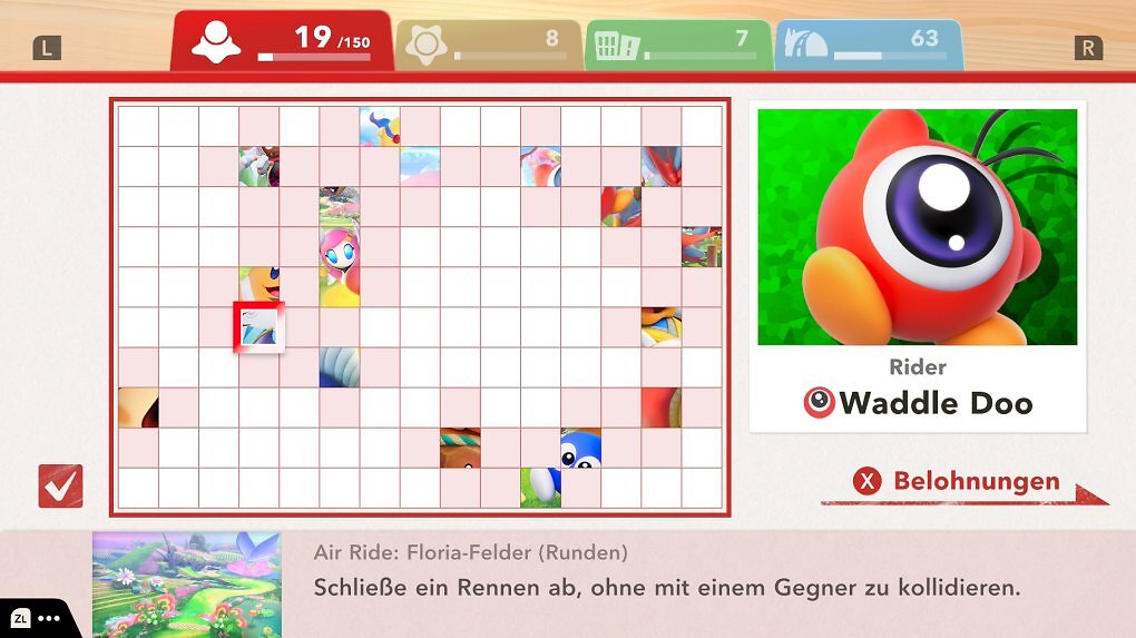 Das freischalten von Meilensteinen und dazugehörige Belohnungen motiviert und erinnert dabei stark an Super Smash Bros.