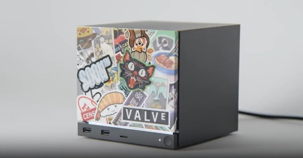 Die Front der Steam Machine lässt sich mit verschiedenen, abnehmbaren Schalen blitzschnell ändern.