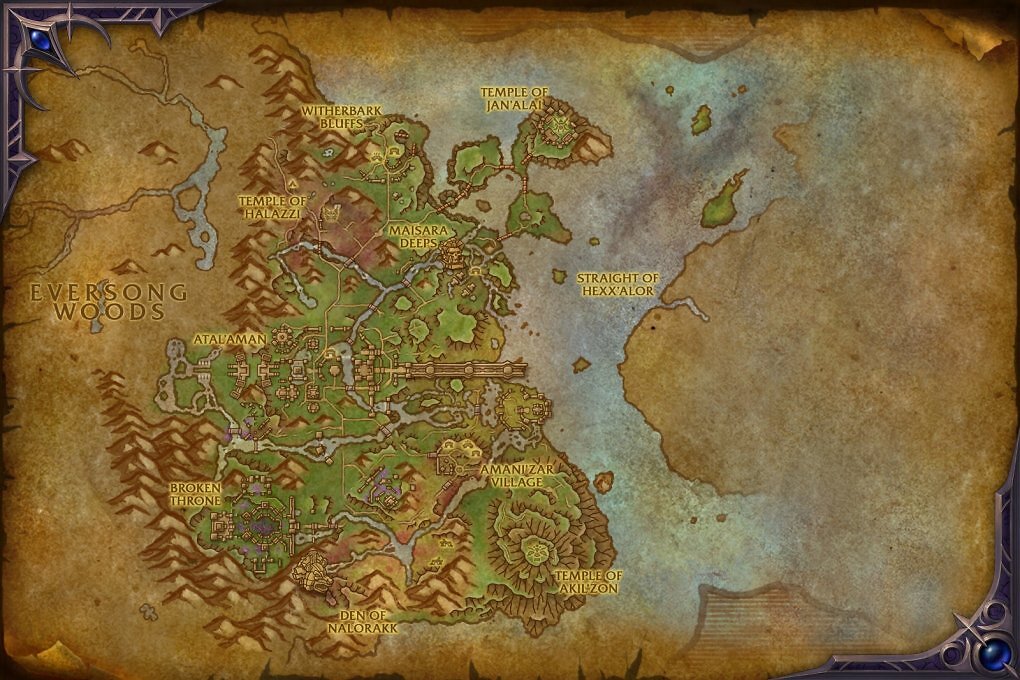 Zul'Aman bekommt ein eigenes Gebiet in Midnight.