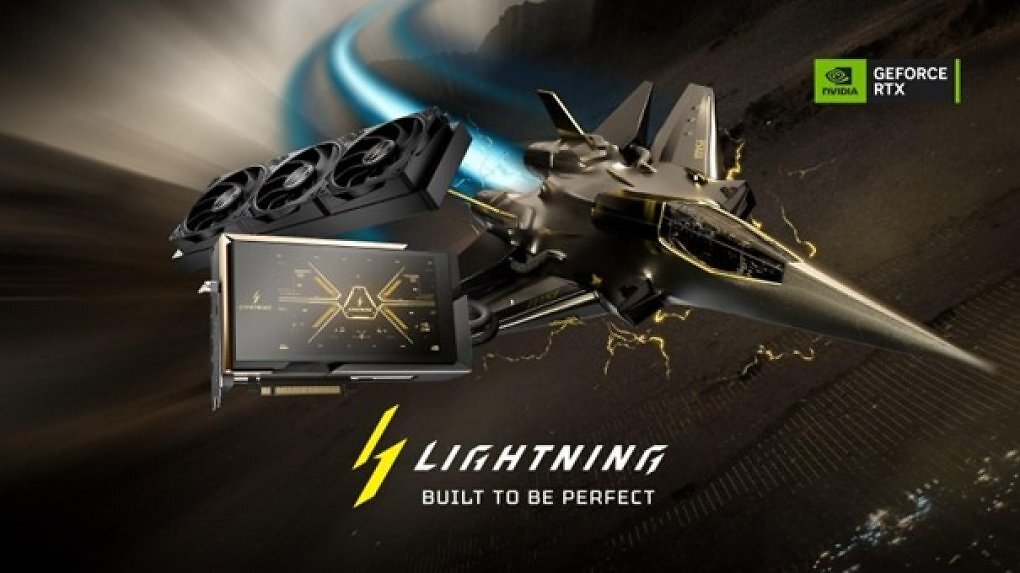 Die GeForce RTX 5090 32G LIGHTNING von MSI.