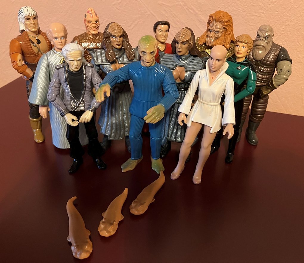 'Playable' und mitunter schrullig: Nur eine Handvoll der über 400 Playmates-Actionfiguren.