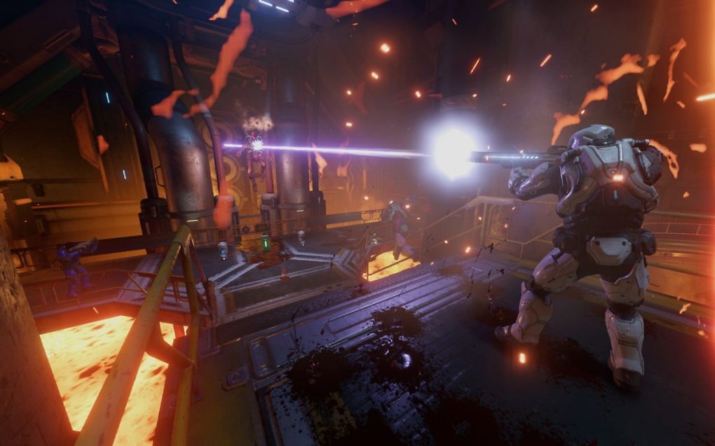 Doom 2016 ist ein Vorzeigebeispiel für flüssiges und präzises Gunplay.&nbsp;