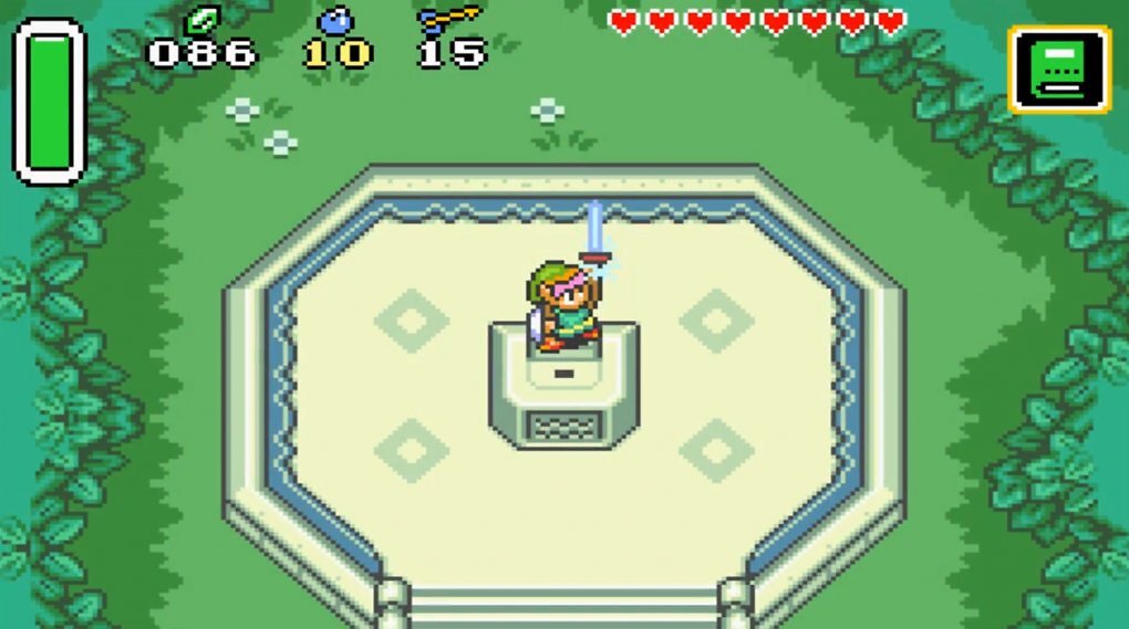 In A Link to the Past wird zum ersten Mal das Master-Schwert in die Reihe eingeführt.