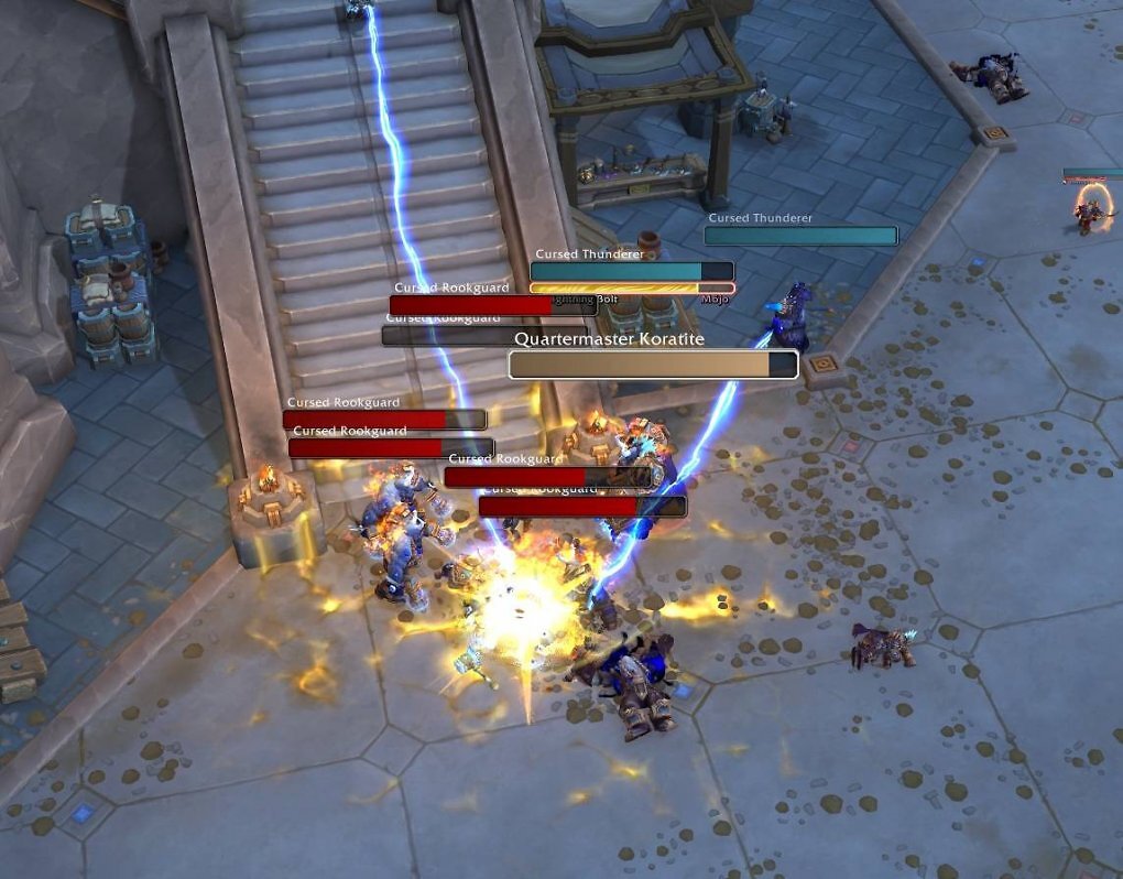 So sieht Coloured Enemy Nameplates im Spiel aus.