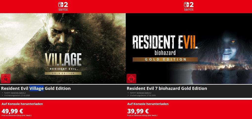 Nintendo Switch eShop Preise