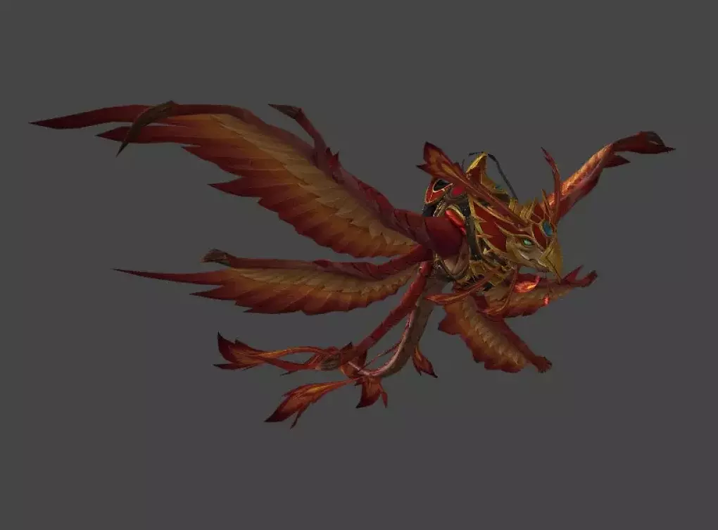 Feuerroter Drachenfalke