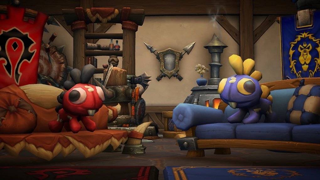Neue Murloc-Plüschtiere als Housing-Deko.