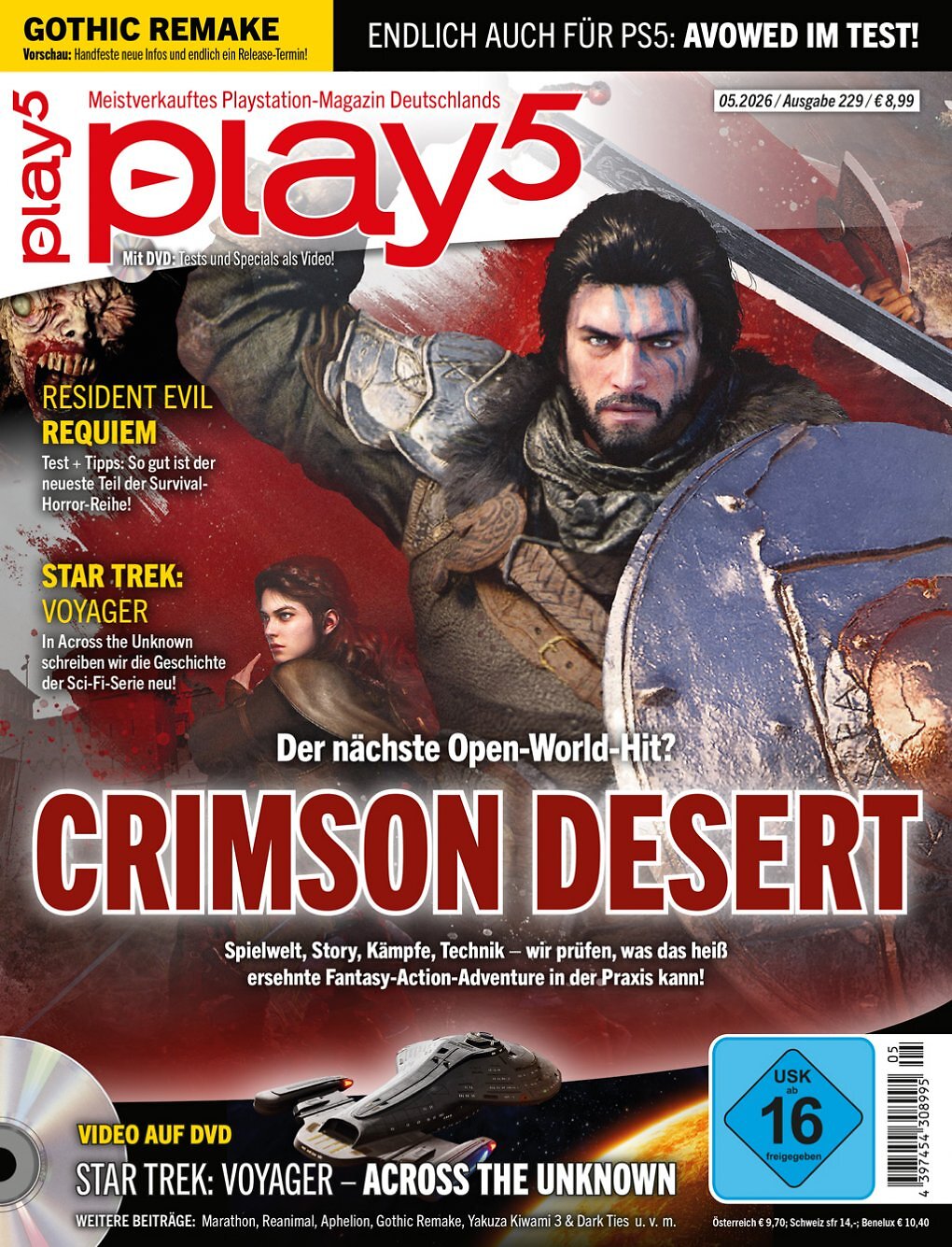 Das Cover der play5 05/26