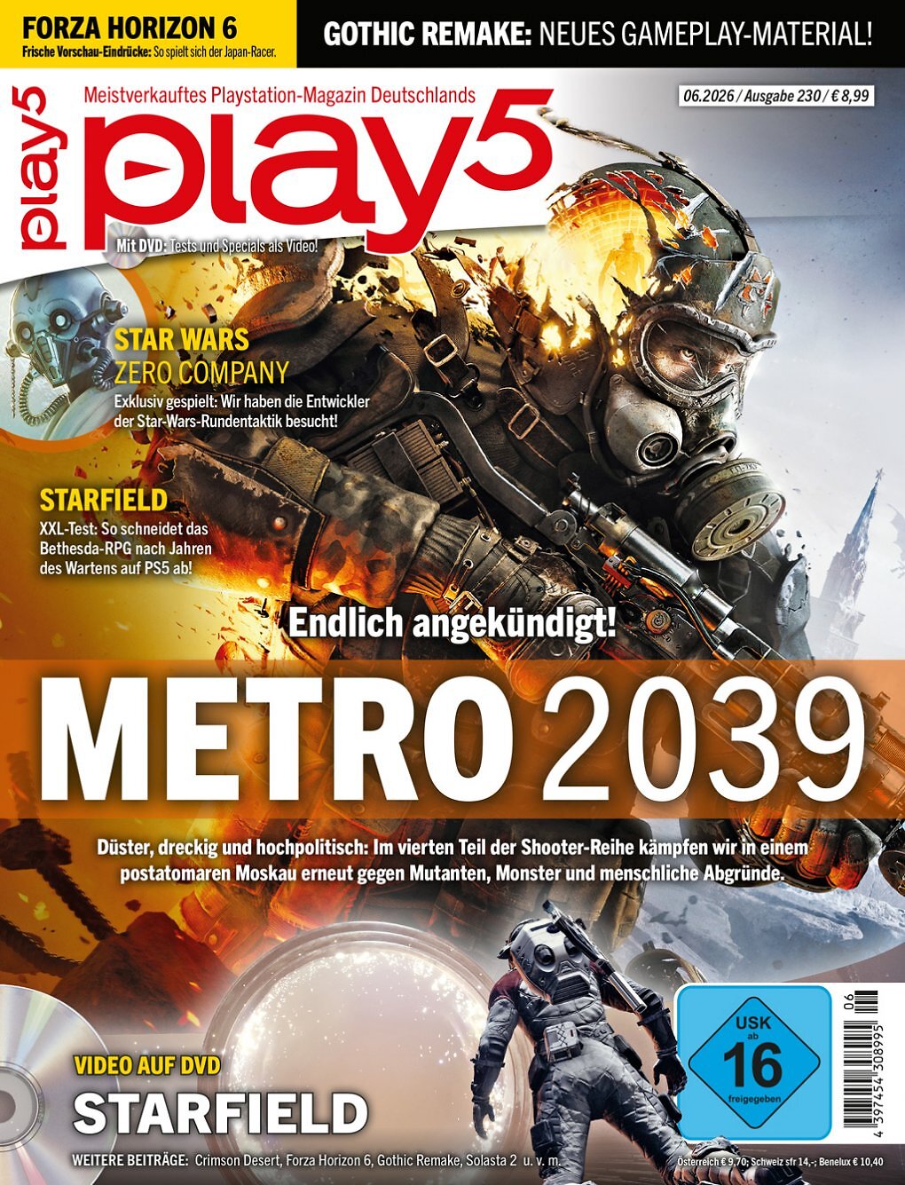 Das Cover der play5 06/26
