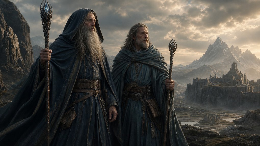 So könnten die blauen Zauberer in Herr der Ringe aussehen. Viel ist leider nicht über sie bekannt.&nbsp;