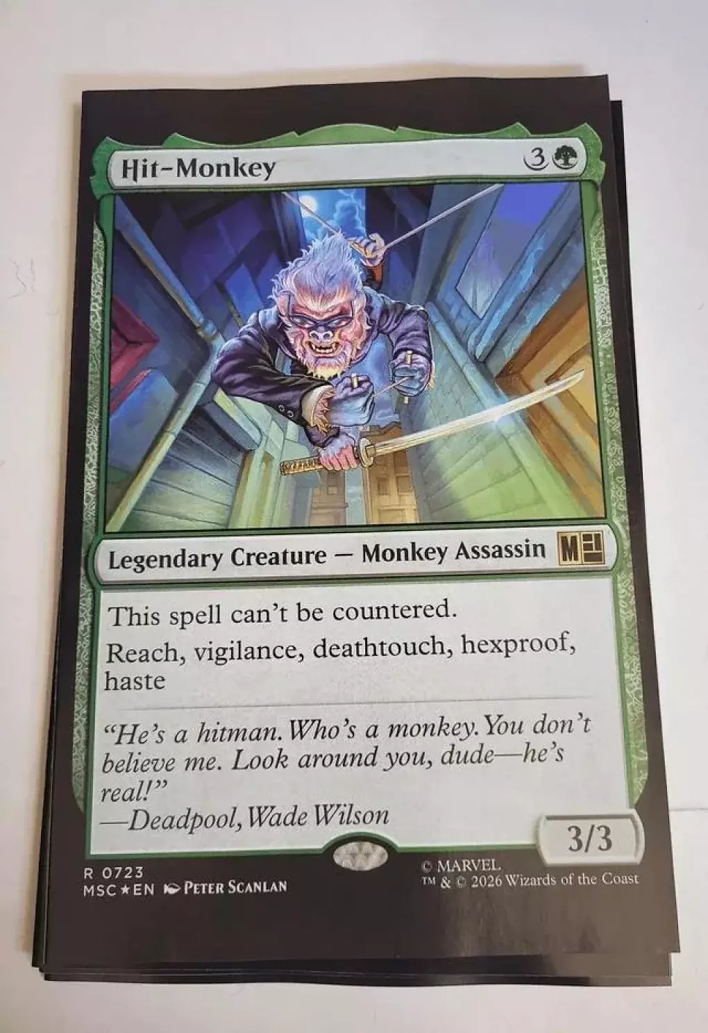Hit Monkey aus dem Magic-The-Gathering Set Marvel Super Heroes (Release Juni 2026).