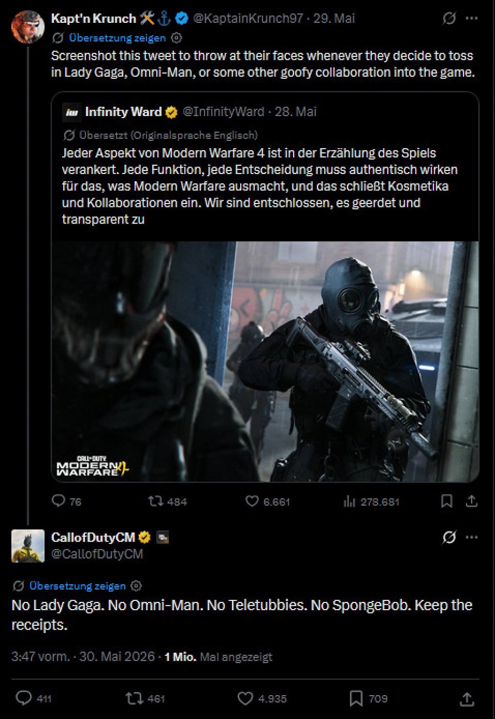 Call of Duty: MW4 - Entwickler machen Ernst: Diesmal ist wirklich Schluss mit lustigen Skins (2)