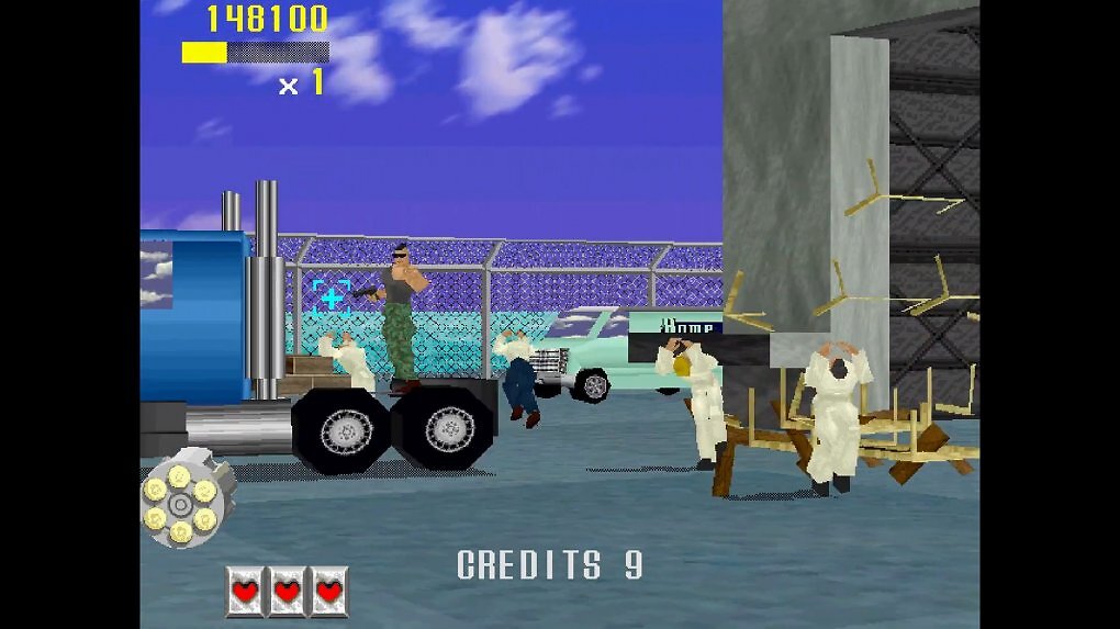 Screenshot aus Virtua Cop