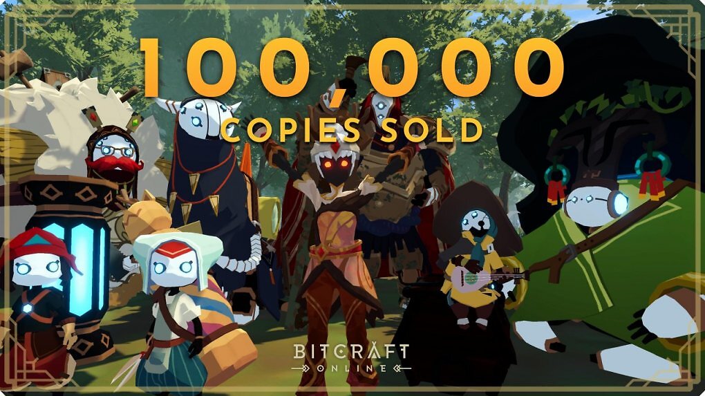 100.000 Einheiten konnte BitCraft mittlerweile verkaufen.