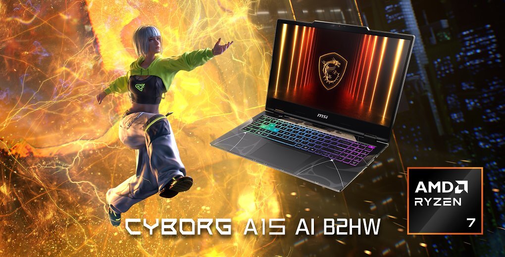 Cyborg A15 AI B2HWGKG-088 mit AMD Ryzen™ 7 260 Prozessor