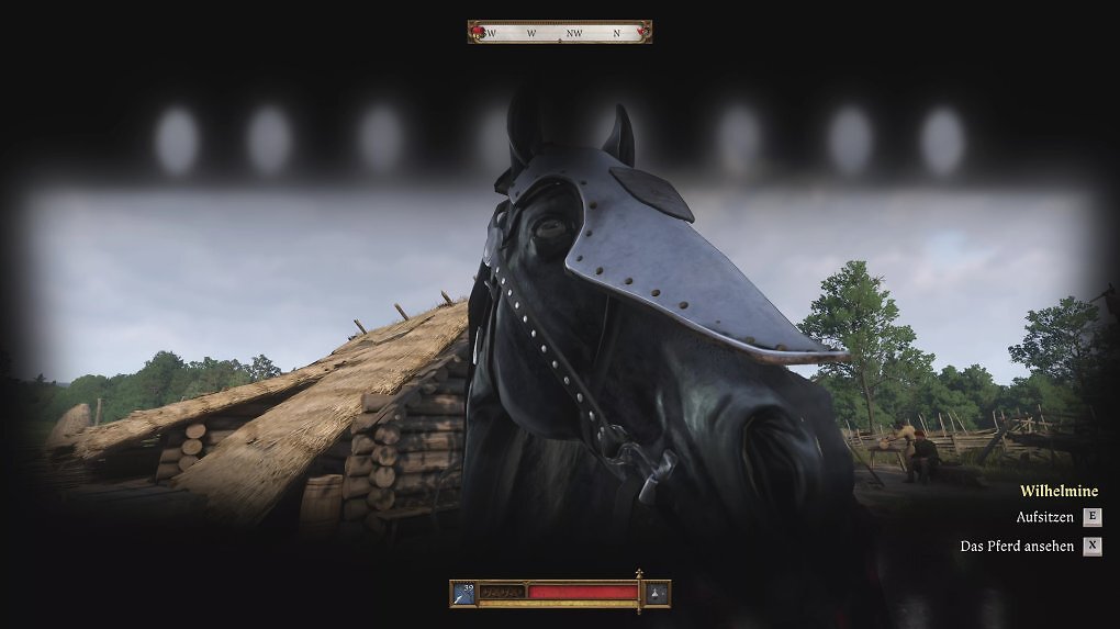 Sein treues Ross erkennt Heinrich in Kingdom Come: Deliverance 2 sicher unter Tausenden. Der Helm macht es ihm allerdings nicht unbedingt leichter. Hilft ja nichts, so ist es schließlich immersiver!