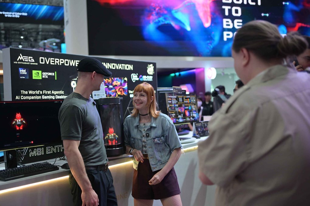 PCGH auf dem MSI-Stand