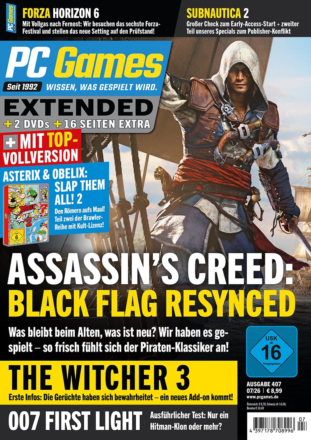 Das Cover der PC Games Extended 07/26
