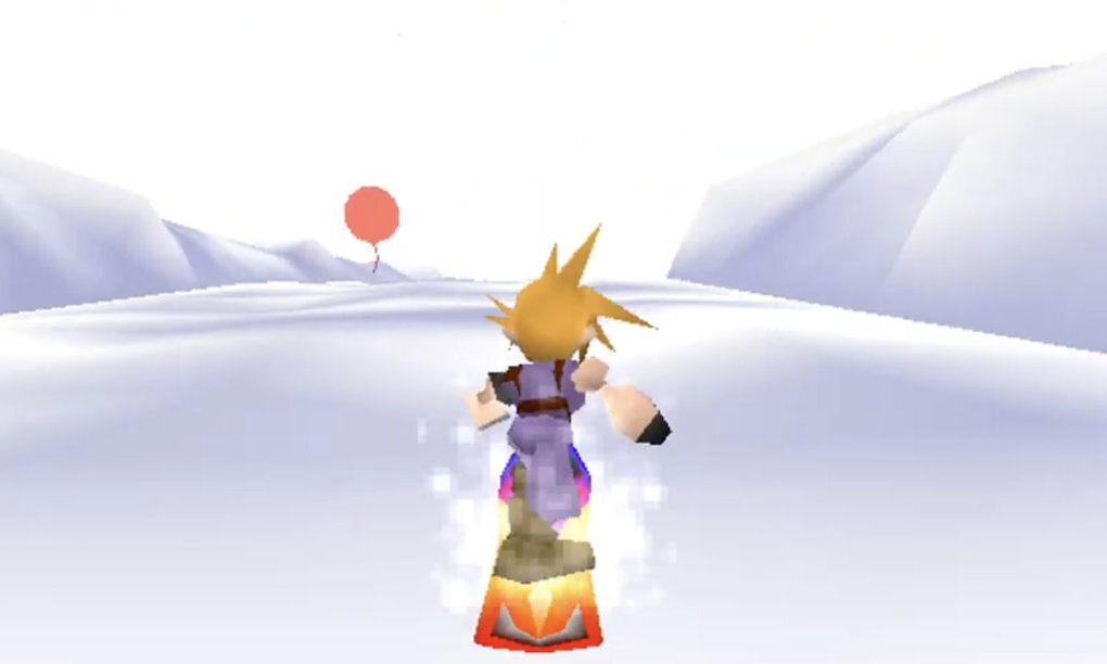 Verrückt, aber genau deshalb so spaßig! Das Snowboard-Minispiel aus dem originalen <strong>FF7</strong> zählt bis heute zu den beliebtesten Minigames der Reihe.
