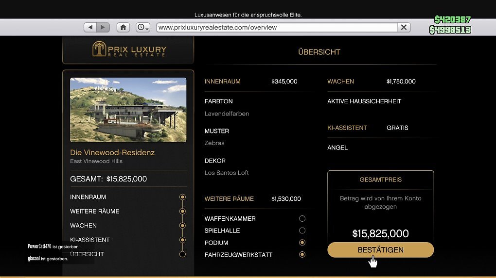 Wer sich eine Luxusvilla kaufen möchte, muss ganz tief in den Geldbeutel greifen. Die sogenannten Shark Cards können das virtuelle Portemonnaie aber im Handumdrehen füllen.