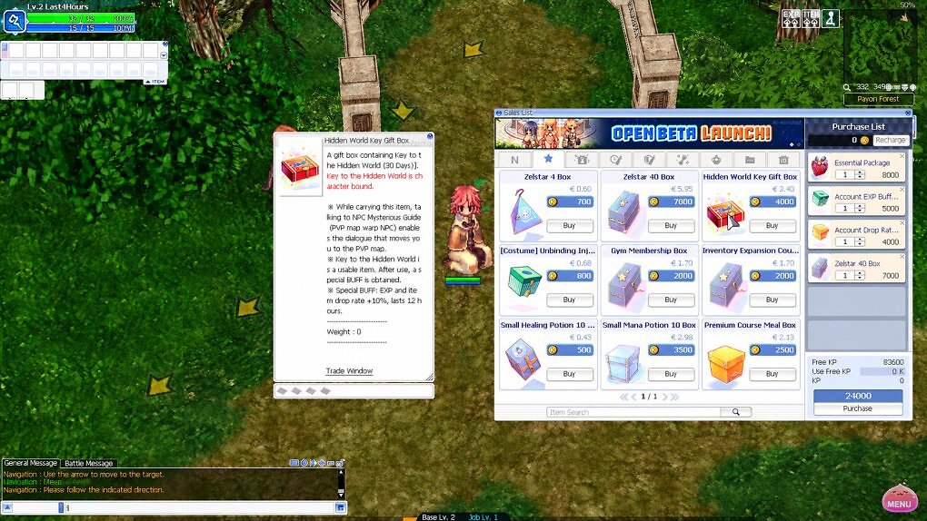 Ein Ingame-Shop ist in vielen vergleichbaren Spielen ein Streitpunkt. Die Entwickler Gravity Game Unite haben dies erkannt und setzen stattdessen auf ein Abo-Modell.