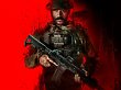 Artwork von Captain Price, der mit einem Gewehr bewaffnet in unsere Richtung sieht