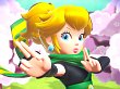 Prinzessin Peach posiert im Ninja-Kostüm