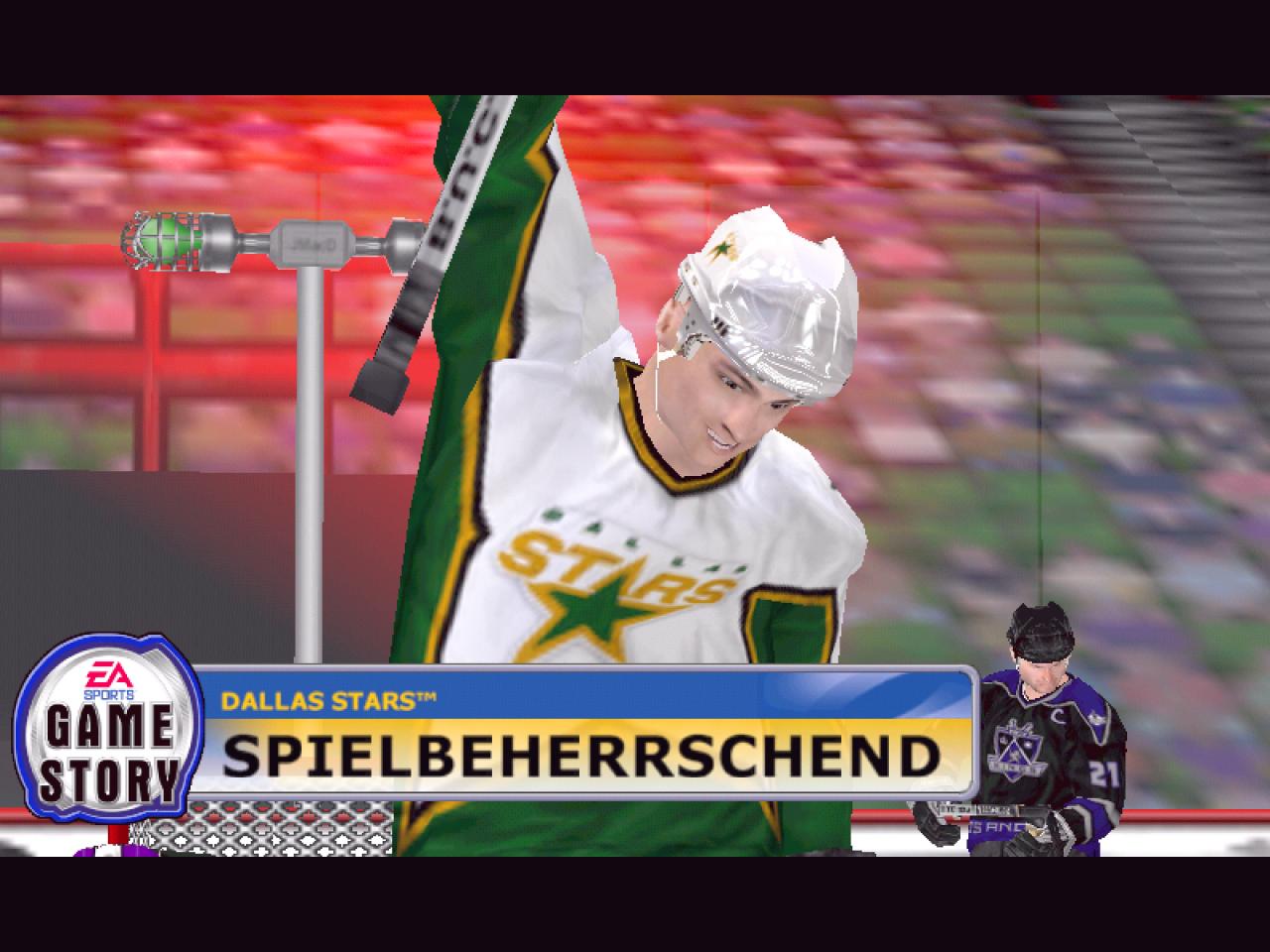 [26/11/2001] NHL-Veteranen werden diese Game Story in Partien gegen den Computer des Öfteren sehen.