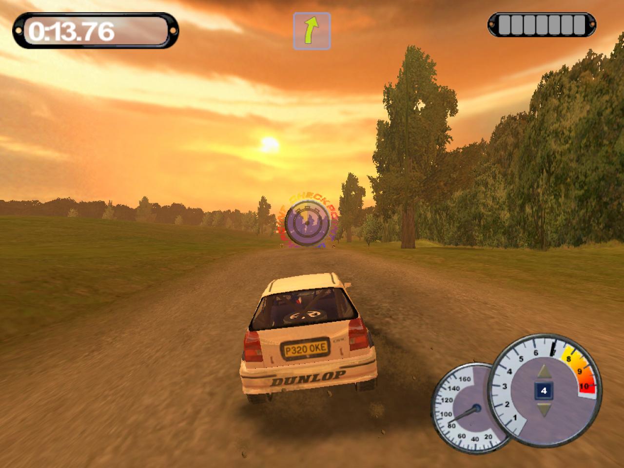 [26/11/2001] Gut fürs Fahren, schade für die Optik: Die sehenswerten Blendeffekte von Rally Trophy sucht man in Rally Championship vergebens.