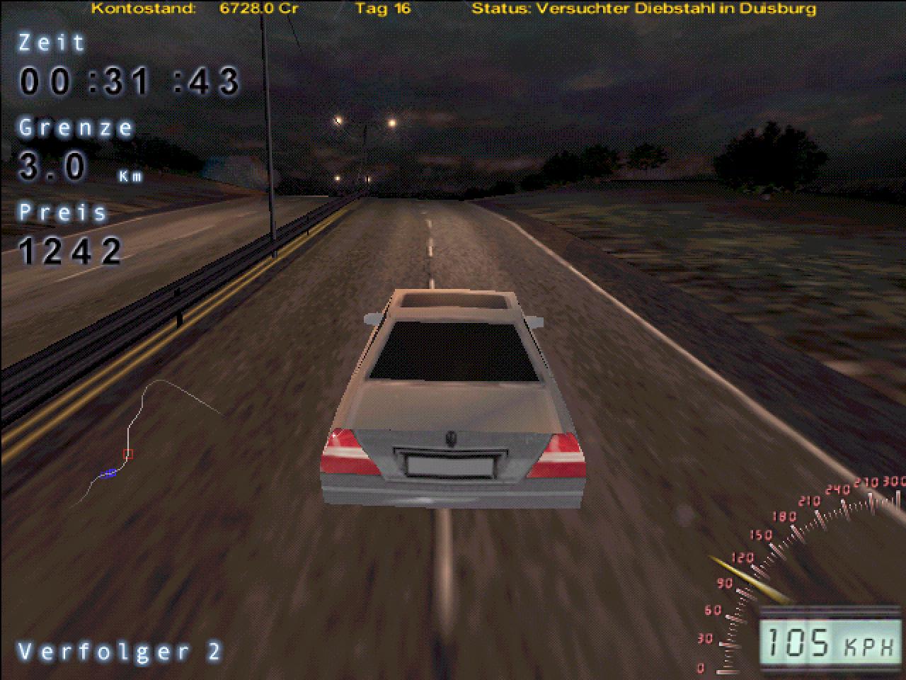 [26/11/2001] Immer nachts treten Sie Ihre diebischen Fahrten an, immer genauso langweilig.