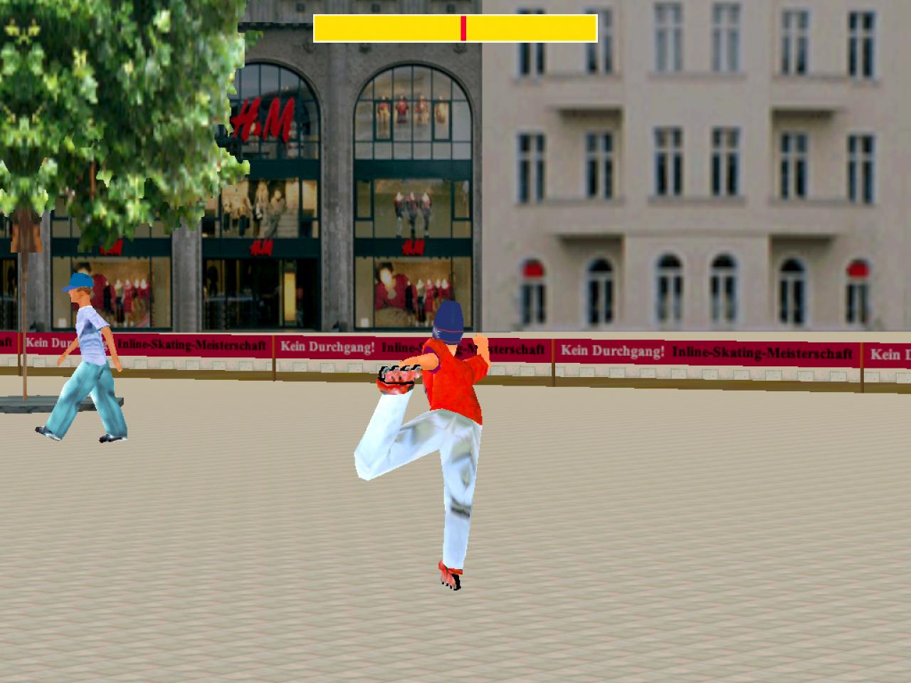 [26/11/2001] Einige Figuren aus dem Eiskunstlauf funktionieren auch auf Inlineskatern.