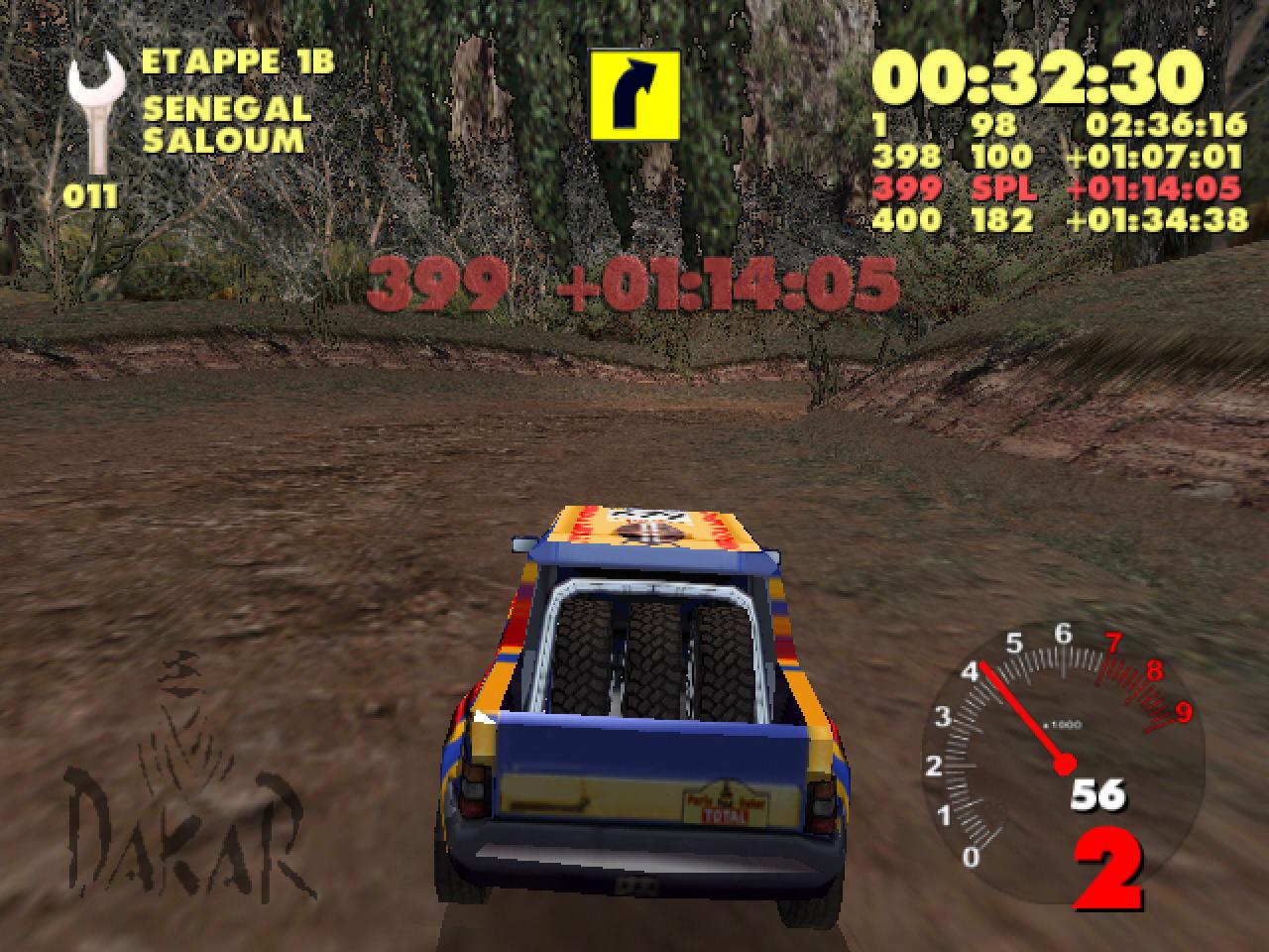 [26/11/2001] Der Jeep fährt sich fast genauso wie ein Motorrad - mit dem einzigen Unterschied, dass der Jeep leichter umfällt.