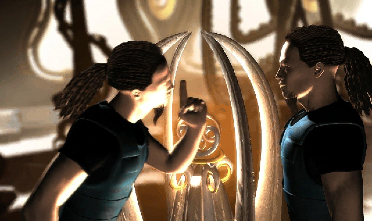 [30/11/2001] Das sehr hübsch gerenderte Intro ist ein Überbleibsel aus den Tagen der Real Neverending Story, dem Action-Adventure aus dem Auryn Quest hervor ging.