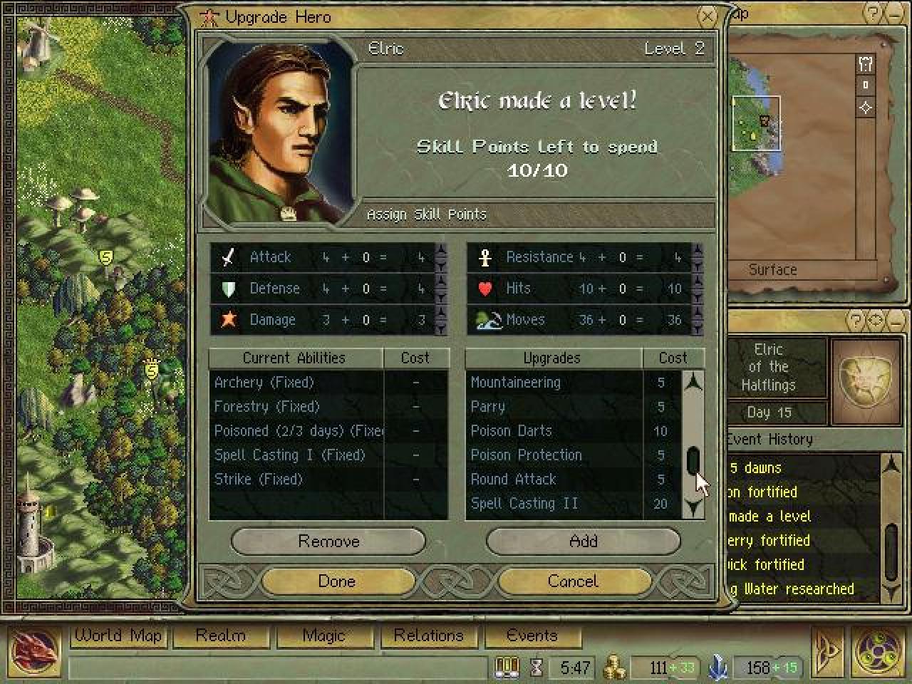 [26/11/2001] ES GEHT VORAN Wie in einem Rollenspiel gewinnt Ihr Charakter im Laufe der Handlung Erfahrungsstufen hinzu. Nun erlernen Sie neue magische Fähigkeiten.