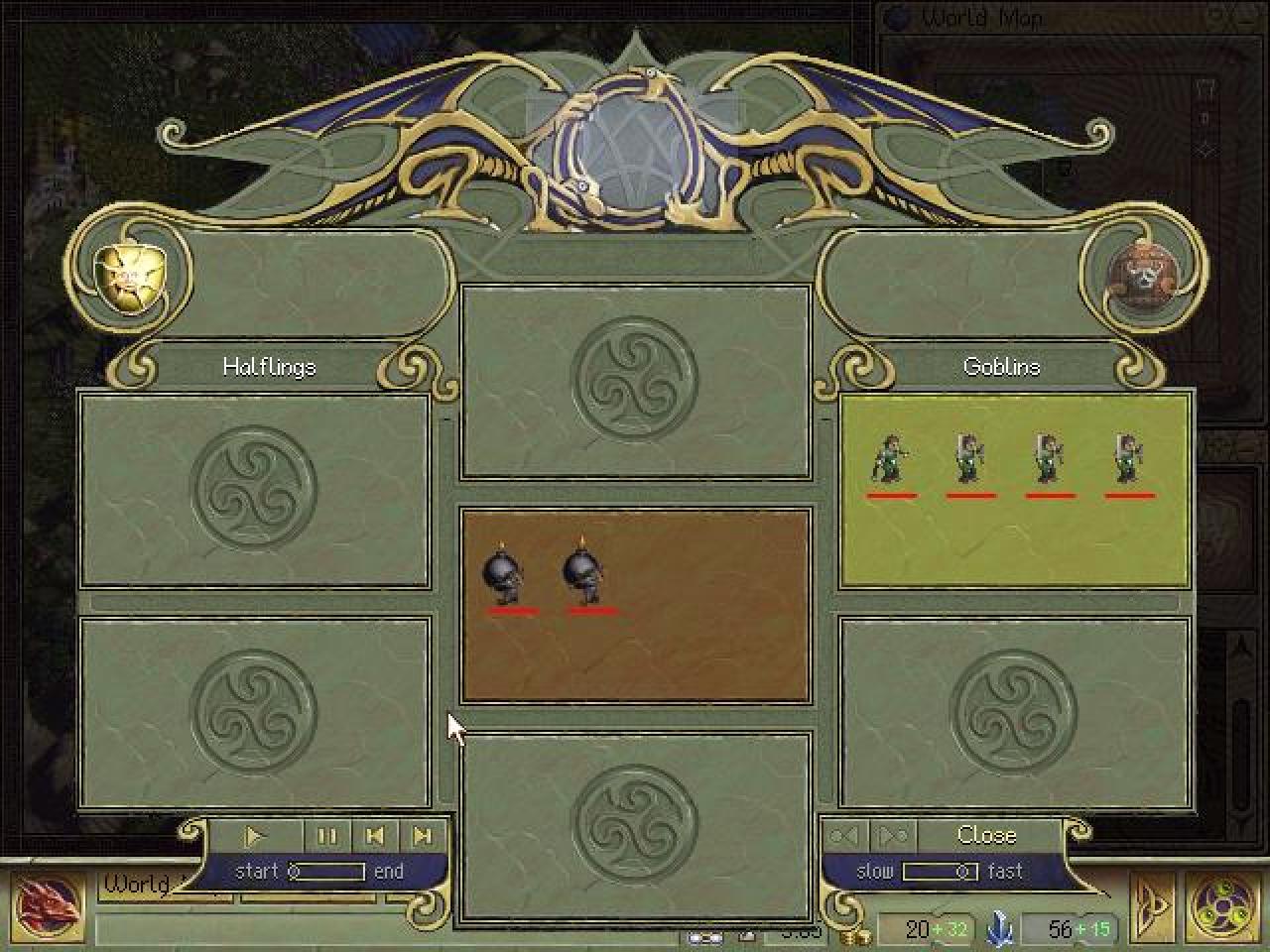 [26/11/2001] DER FAULE GENERAL Der automatischen Schlachtmodus spart Zeit, bringt aber nicht so gute Ergebnisse wie der manuelle Kampf.