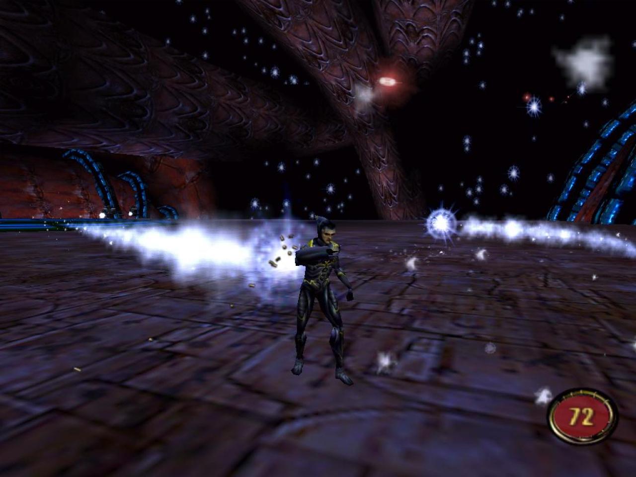 [26/11/2001] SPACE INVADORS Kurt in der Höhle des Löwen die feindlichen Aliens attackieren ihn aus ihren Verstecken heraus mit Lenkraketen.
