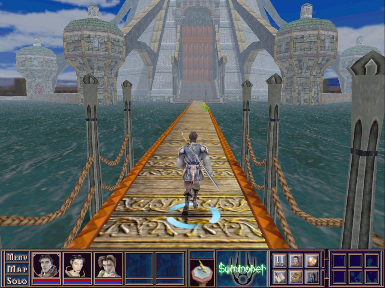 [26/11/2001] Die Städte in Summoner sind gigantisch ausgefallen.