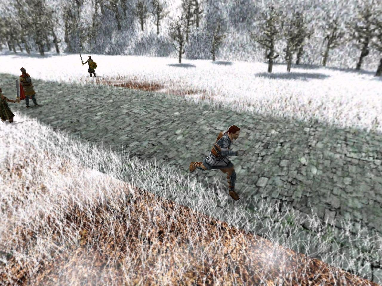 [26/11/2001] Schneehase: Als Paladin geht der Held Kämpfen lieber aus dem Weg.